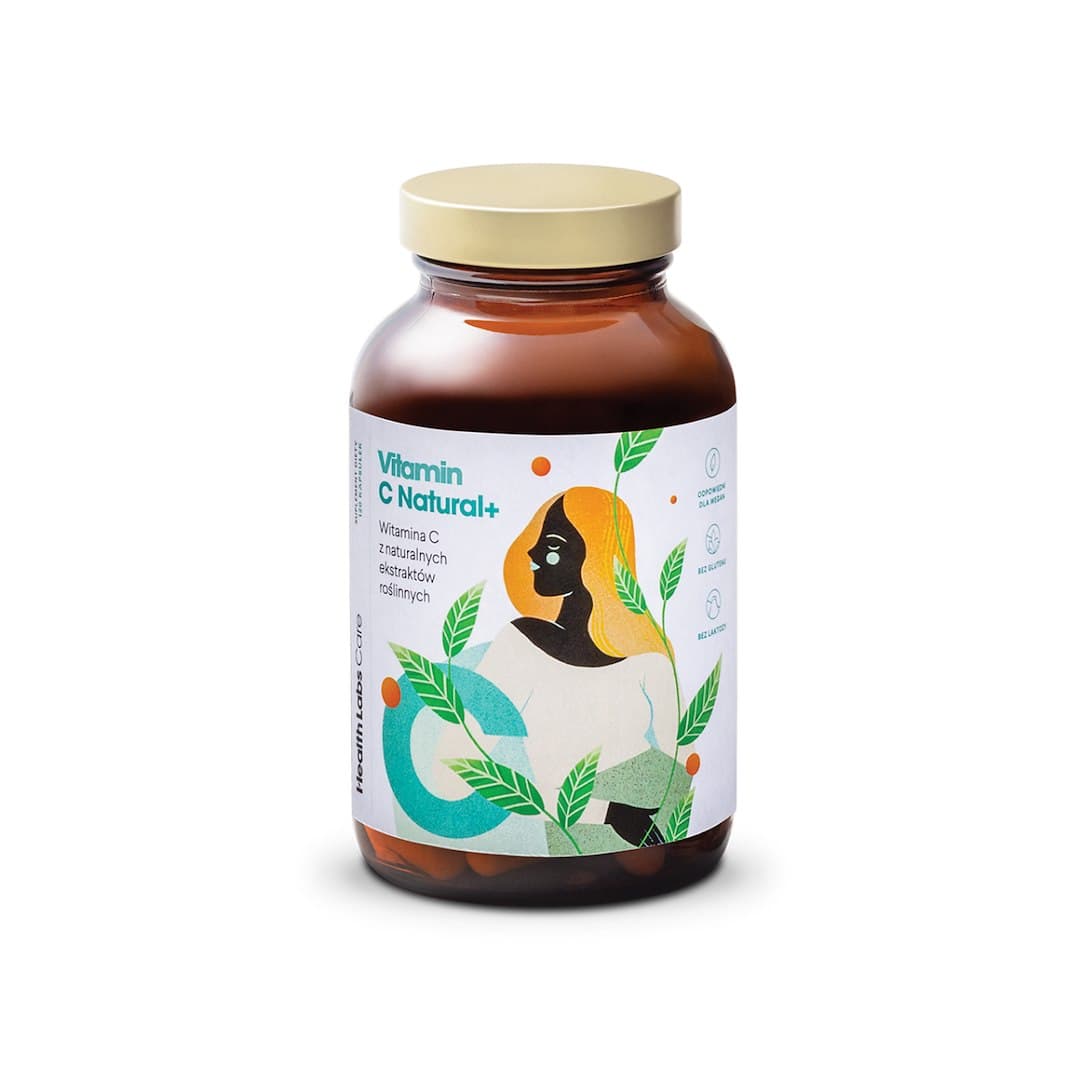 Health Labs Care - Vitamin C Natural+ - 120 Caps – Health Labs Care förpackning