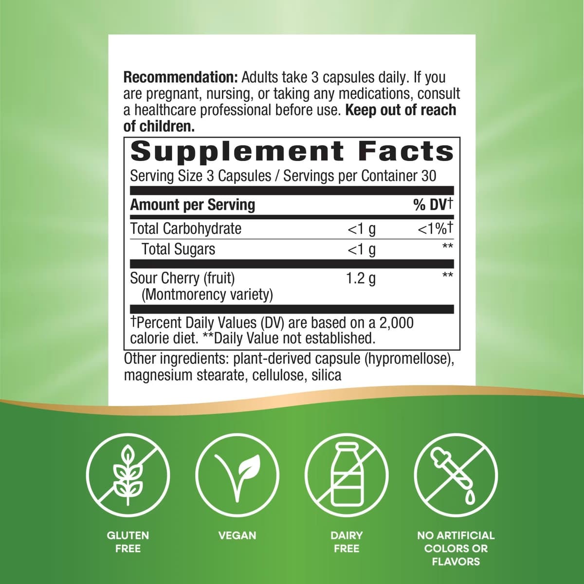 Nature's Way - Tart Cherry Ultra - 90 Vcaps