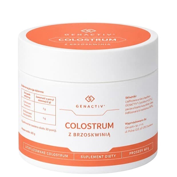 Genactiv - Colostrum - 60g – Genactiv förpackning