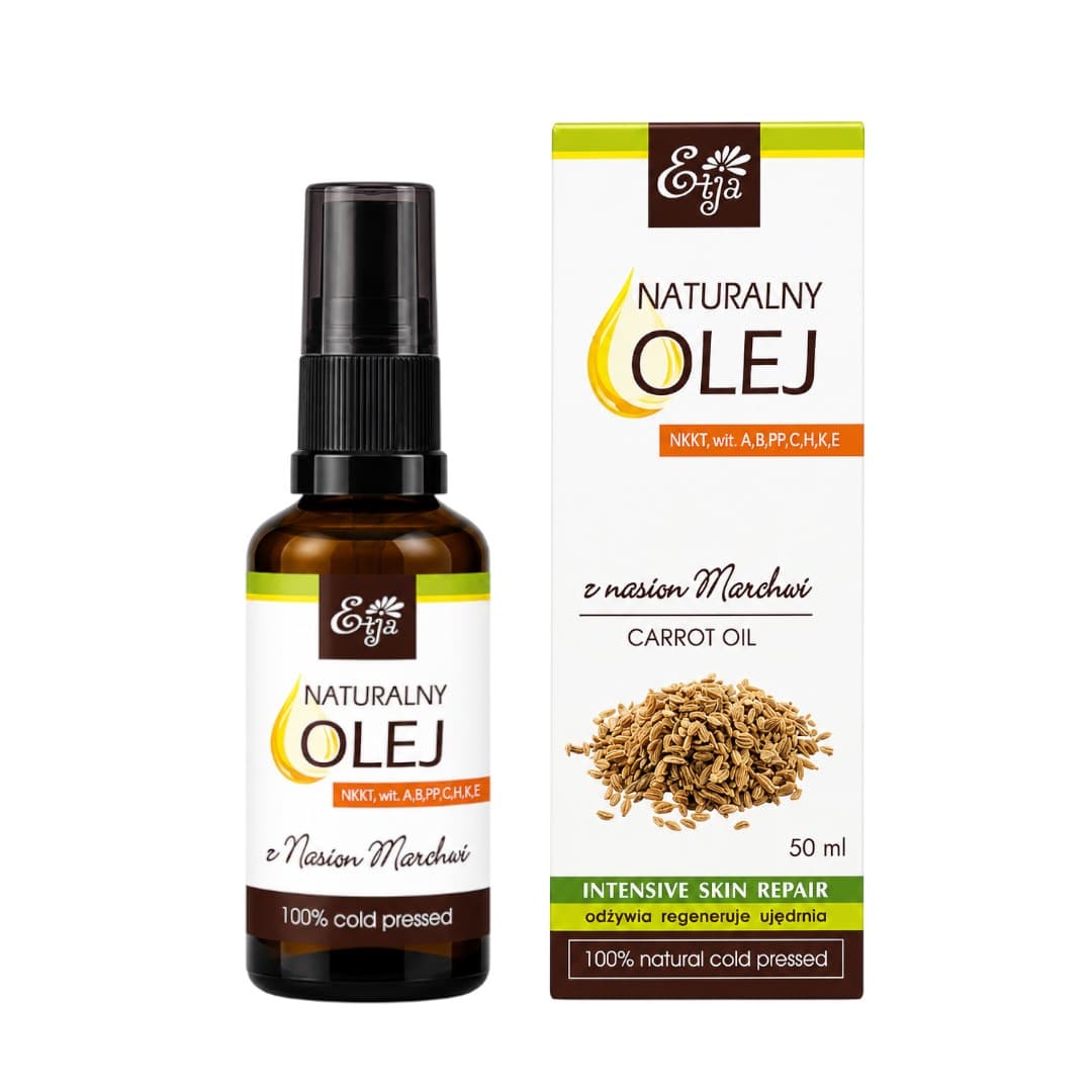 Etja - Natural Carrot Seed Oil - 50ml – Etja förpackning