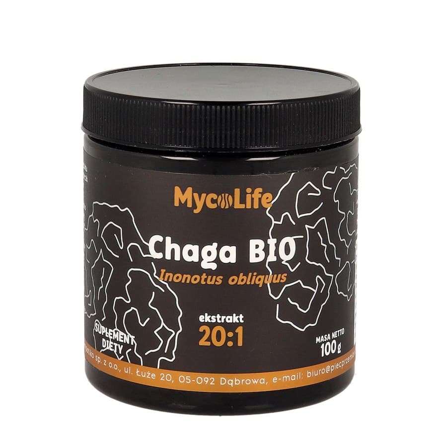 MycoLife - Organic Chaga Mushroom Extract 20:1 100g
