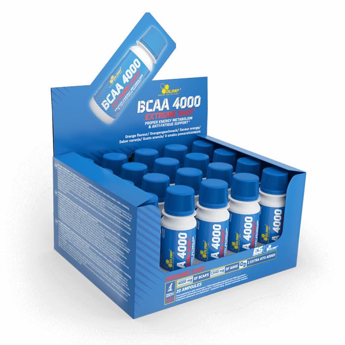 Olimp Labs - BCAA 4000 Extreme Shot - Orange, 20 x 60ml