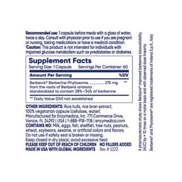 Enzymedica - Berberine Phytosome - 60 Caps