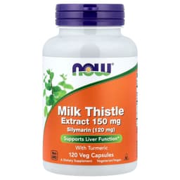 Now Foods - Milk Thistle Extract With Turmeric, 150mg - 120 Vcaps
