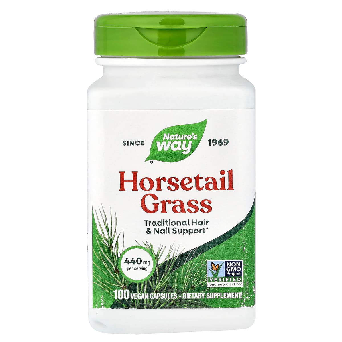 Nature'S Way - Hestehalegræs - 100 Kapsler