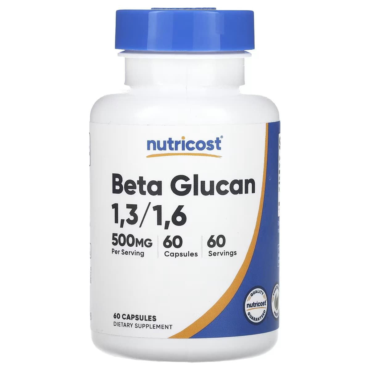 Nutricost - Beta Glucan 1,3/1,6 - 60 kapsler