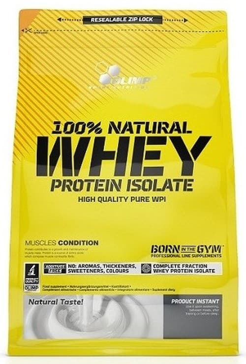 Olimp Labs - 100% Natural Whey Protein Isolate - 600g – Olimp Labs förpackning
