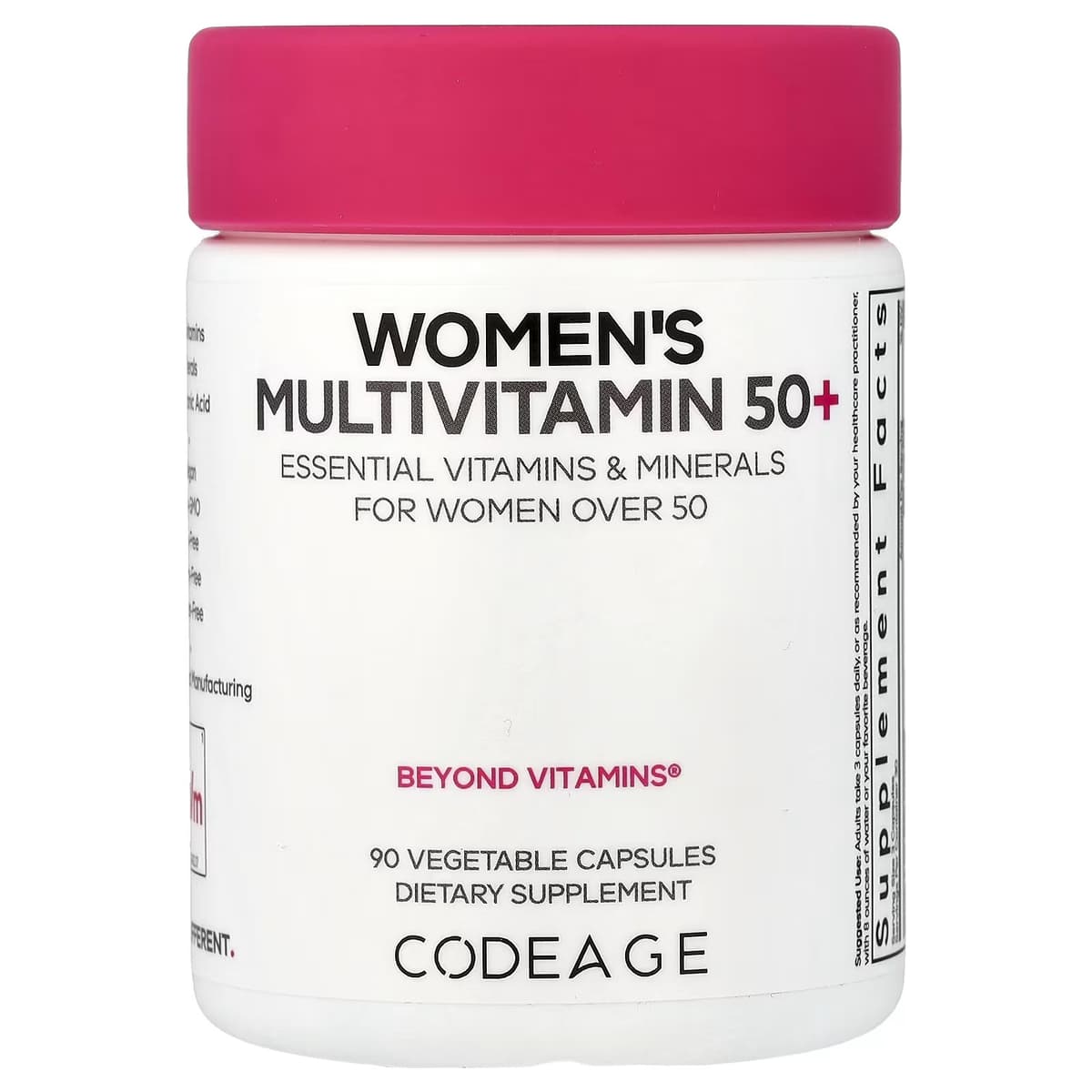 Codeage - Women'S Multivitamin 50+ - 90 Vegetable Caps