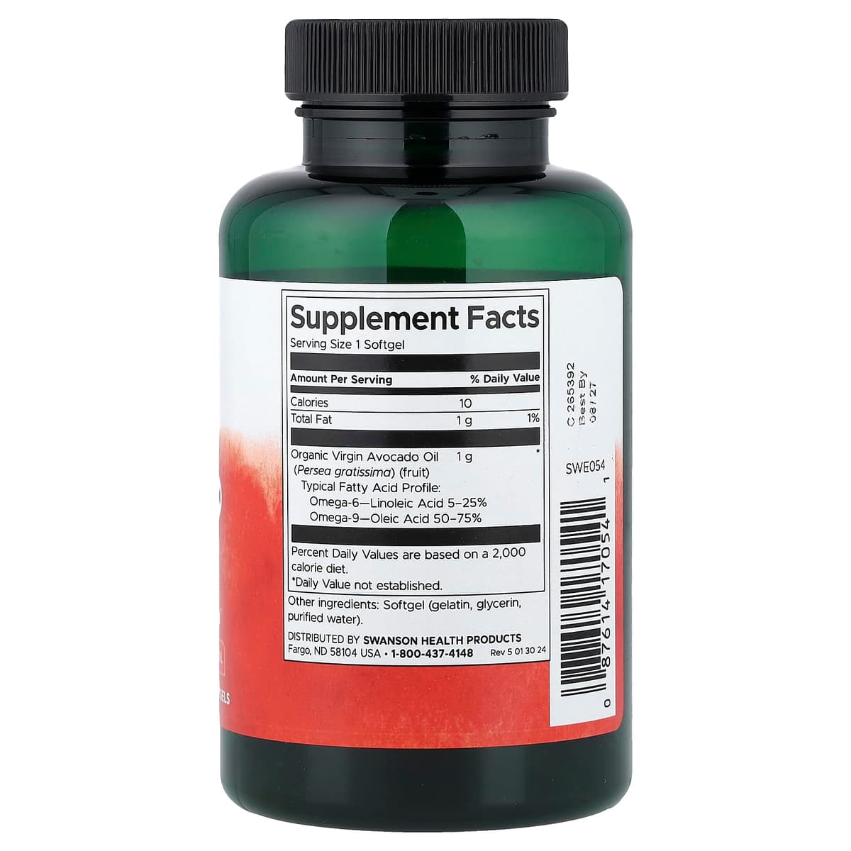 Swanson - Avocado Oil - 60 Sgels