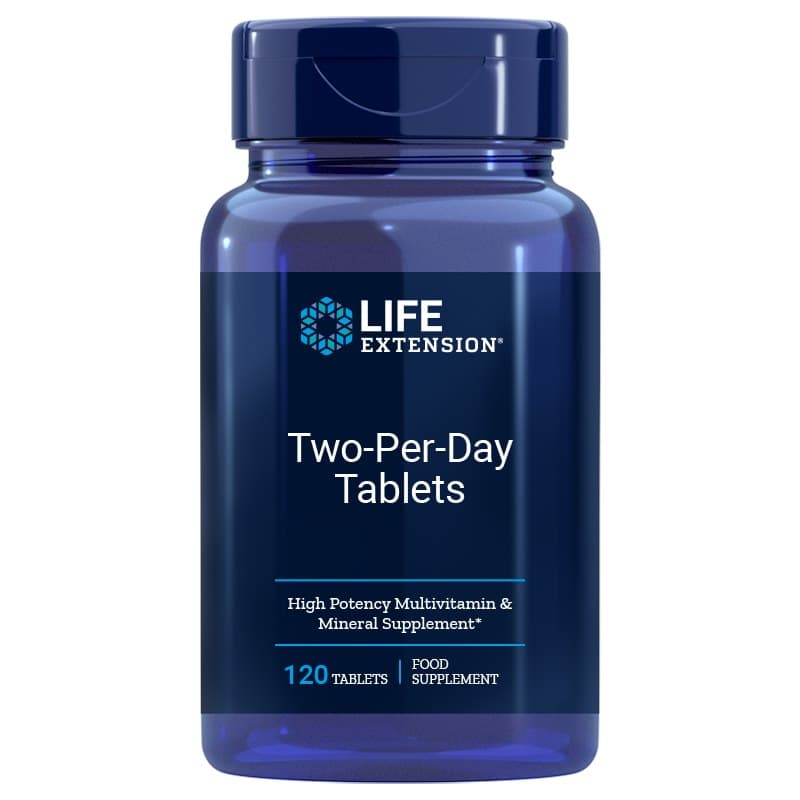 Life Extension Two-Per-Day Tabs Eu (120 Tabs) – Life Extension förpackning