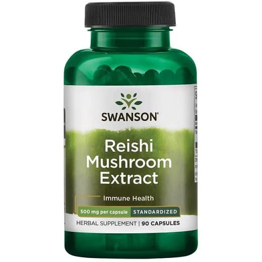 Swanson - Reishi Mushroom Extract - 90 Caps – Swanson förpackning