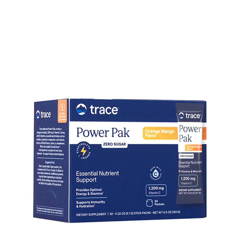 Trace Minerals - Elektrolyt Stamina PowerPak – Trace Minerals emballage