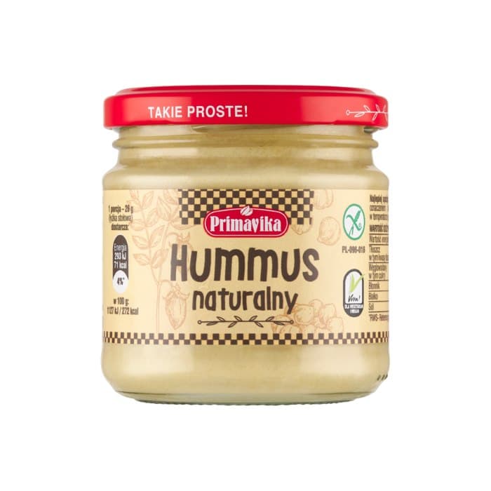 Primavika - Hummus - 160g – Primavika förpackning