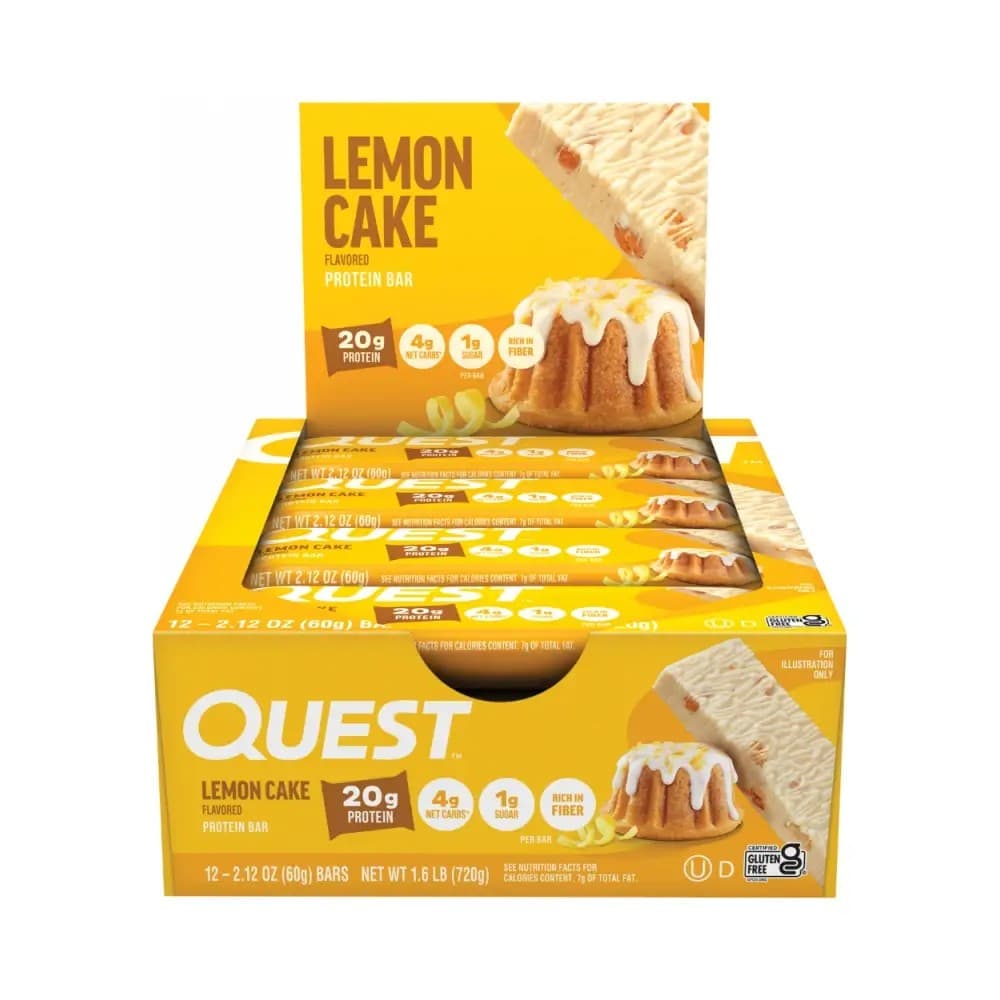 Quest Nutrition - Quest Bars - Protein Bars Lemon Cake