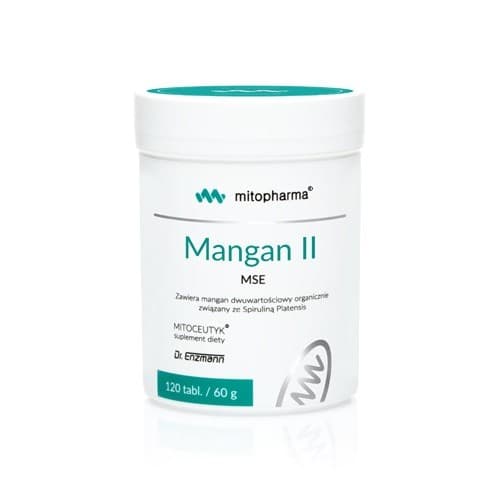 Mitopharma (Dr. Enzmann) - Manganese II Mse - 120 Tabs – Mitopharma förpackning