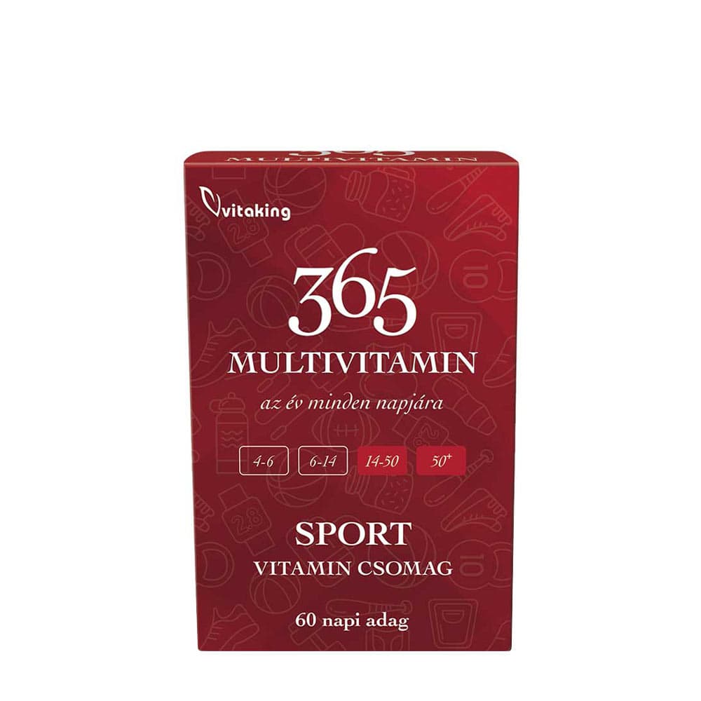 Vitaking - Multivitamin Sport Pack - 365 - 30 Sachets - 60 Napi Adag (60 Daily Doses) – Vitaking förpackning