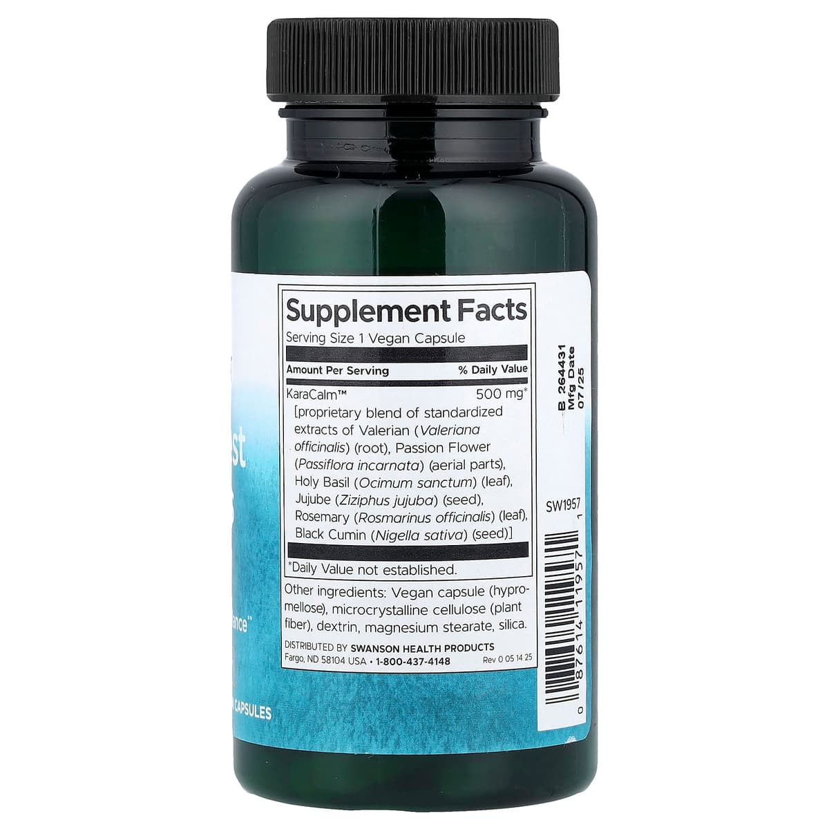 Swanson - Deep Rest & Stress Relief - 60 kapsler