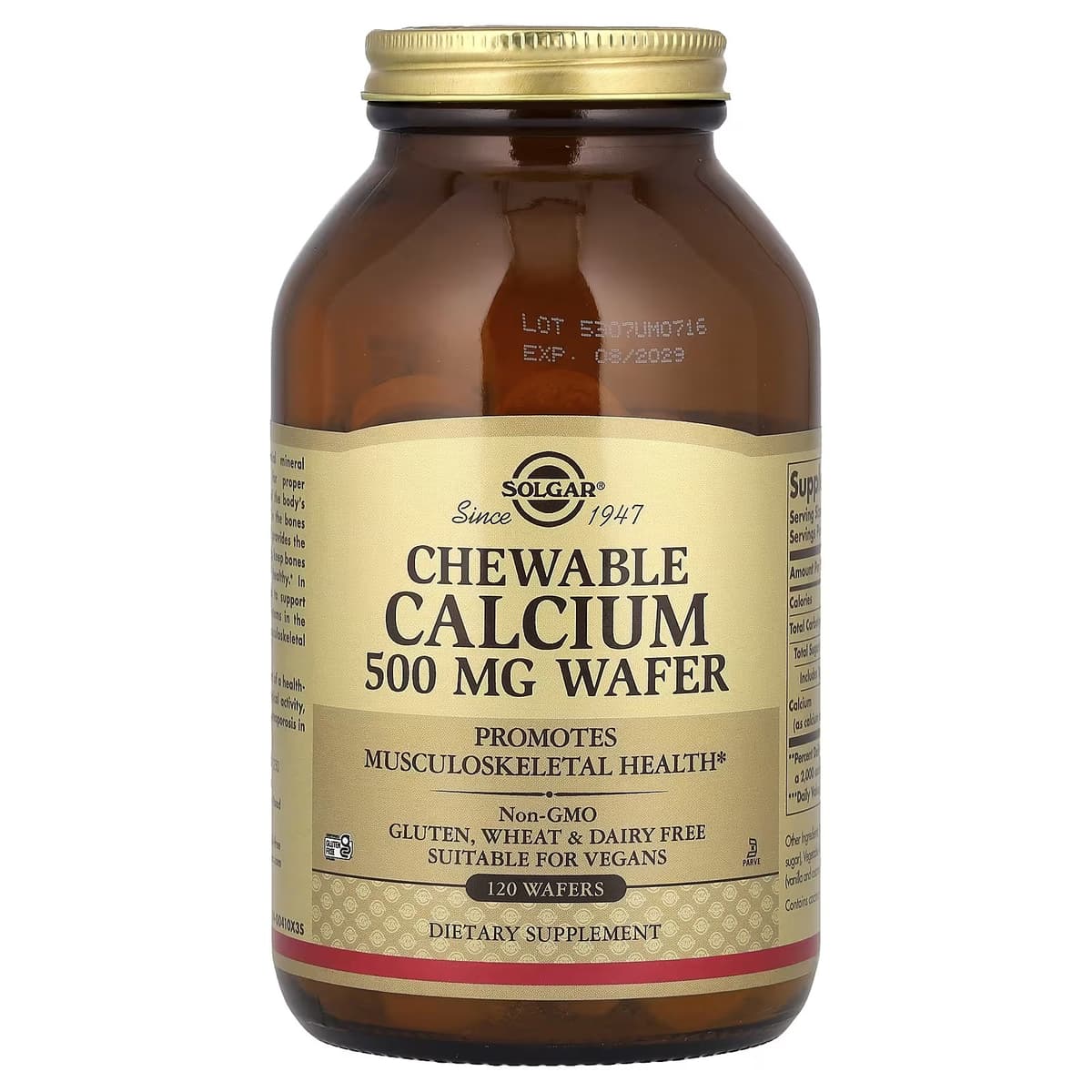 Solgar - Gummies Calcium - 500mg - 120 Wafers