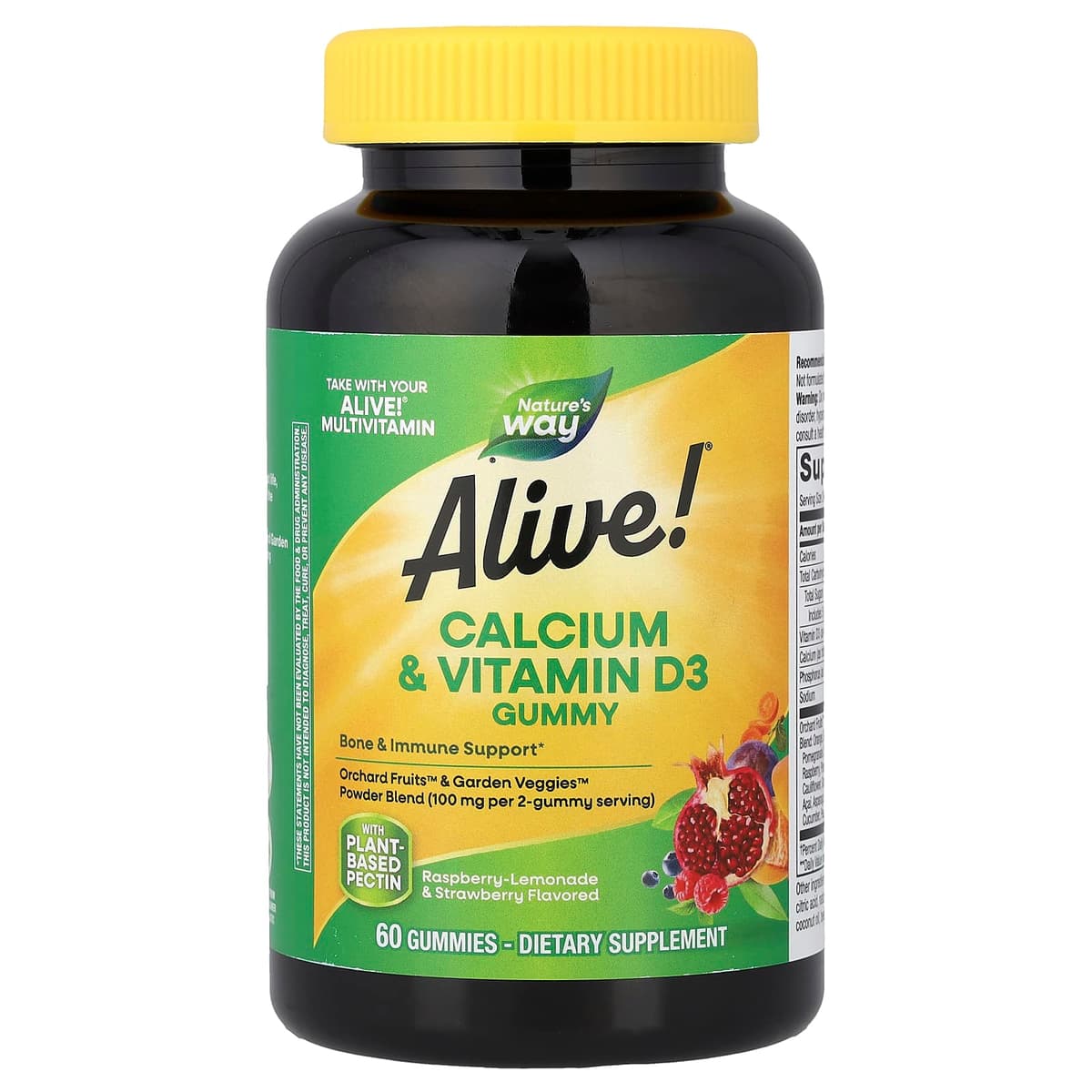 Nature'S Way - Alive! Calcium + D3 Gummies - 60 Gummies