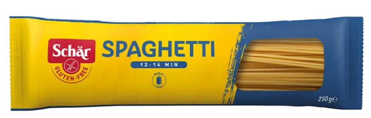 Schär - Spaghetti - 250g – Schär förpackning