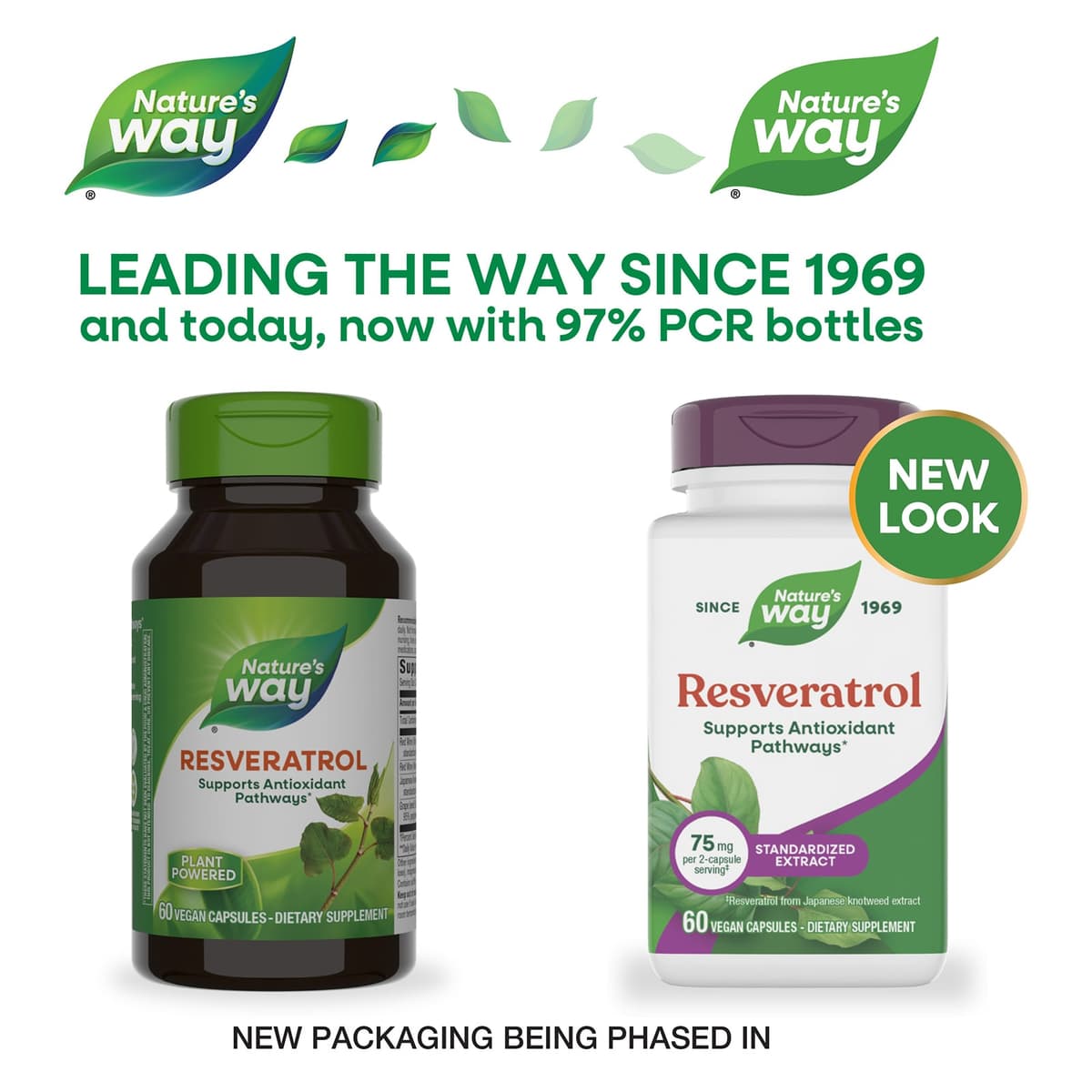 Nature'S Way - Resveratrol - 60 Kapsler