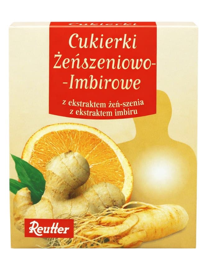 Reutter - Ginseng Ginger Candies - 50g – Reutter förpackning