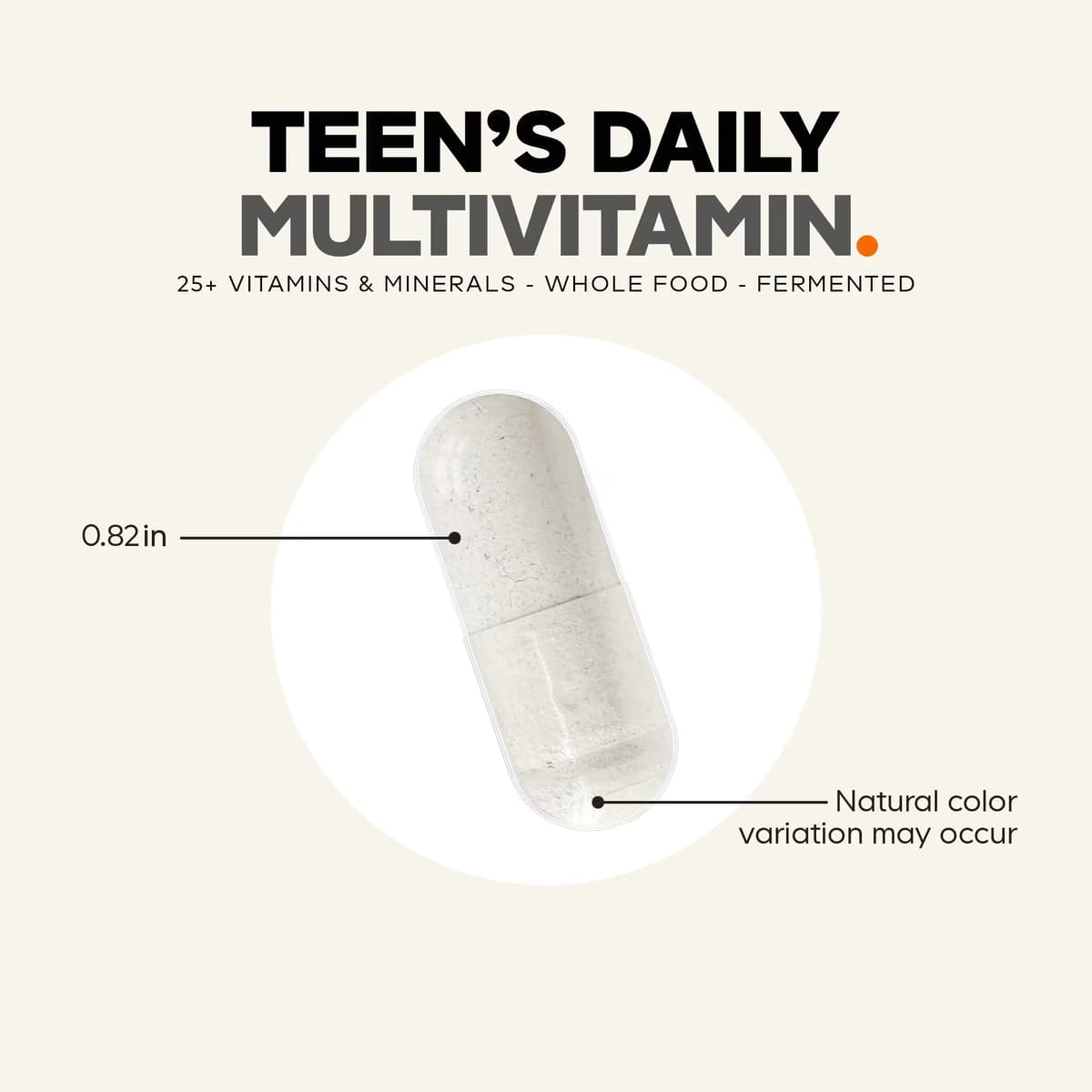 Codeage Teen'S Fermenteret Multivitamin+ - 60 Vcaps - 60 Vegetabilske Kapsler