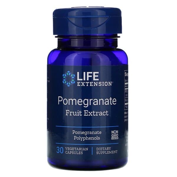 Life Extension - Pomegranate Fruit Extract - 30 Vcaps – Life Extension förpackning