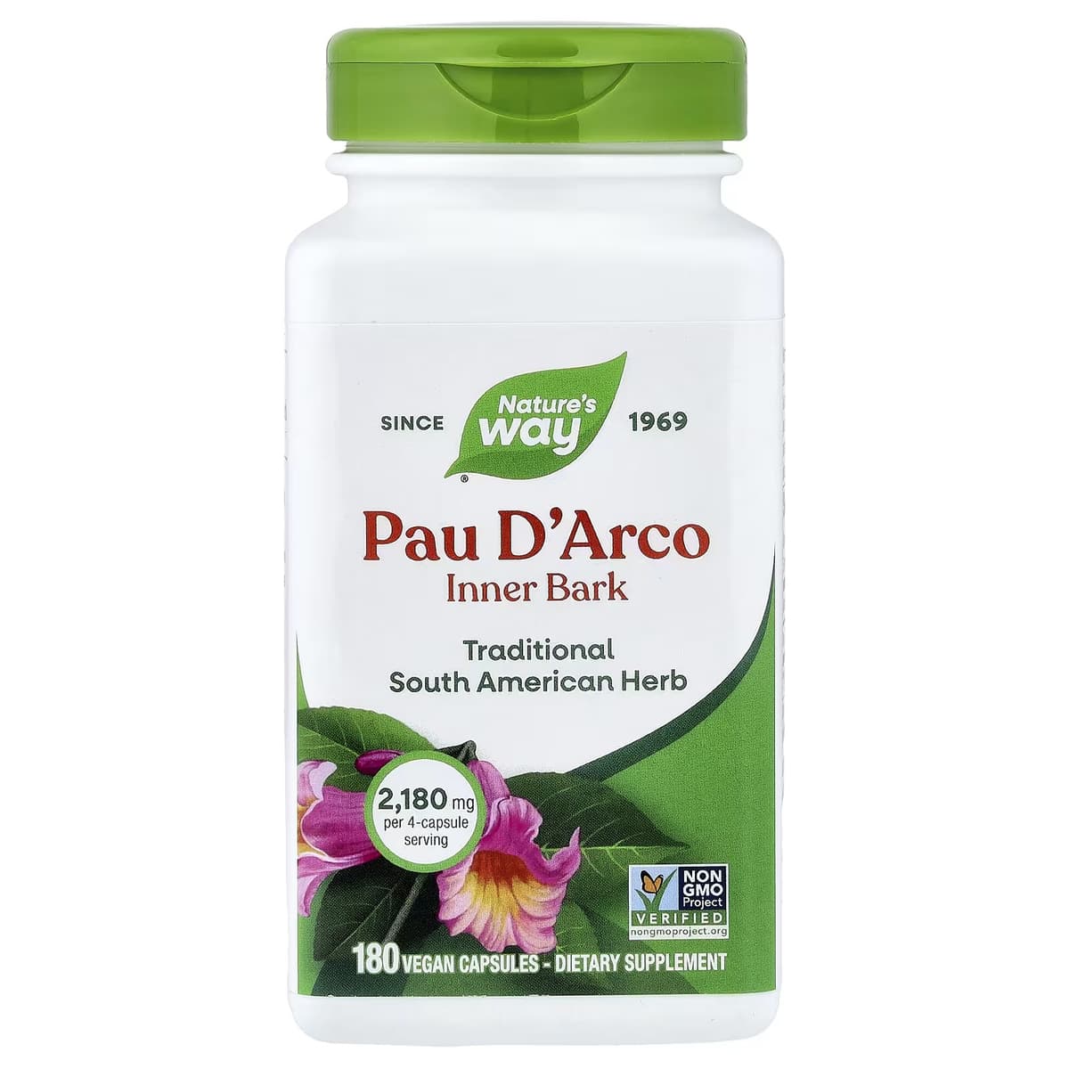 Nature'S Way - Pau D'Arco Inner Bark - 180 Caps