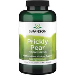 Swanson - Prickly Pear Nopal Cactus - 180 Caps