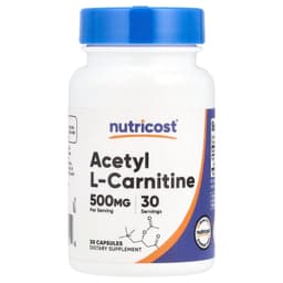 Nutricost - Asetyyli-L-Karnitiini - 30 Kaps
