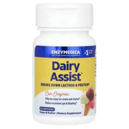 Enzymedica - Dairyassist - Complete Dairy Digestion Formula - 30 Caps
