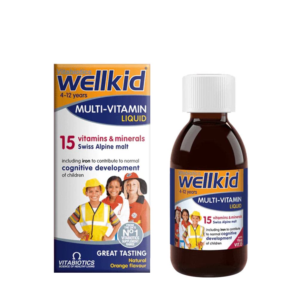 Vitabiotics - Wellkid Multi-Vitamin Liquid (Orange - 150ml)