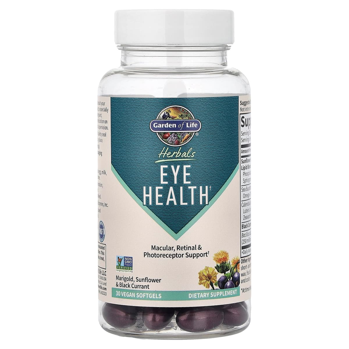 Garden Of Life - Herbals Eye Health - 30 Veganske Gelatinekapsler