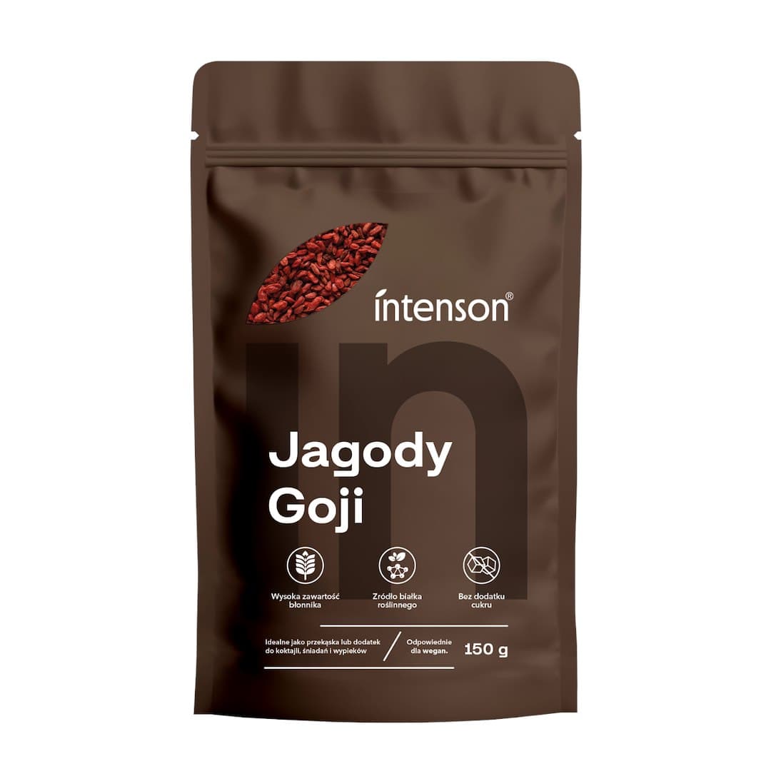 Intenson Jagody goji 150g – Intenson förpackning