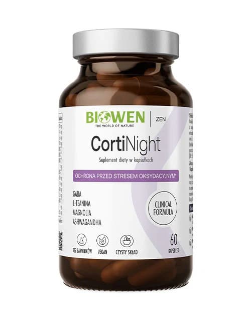 Biowen - CortiNight - 60 Caps – Biowen förpackning