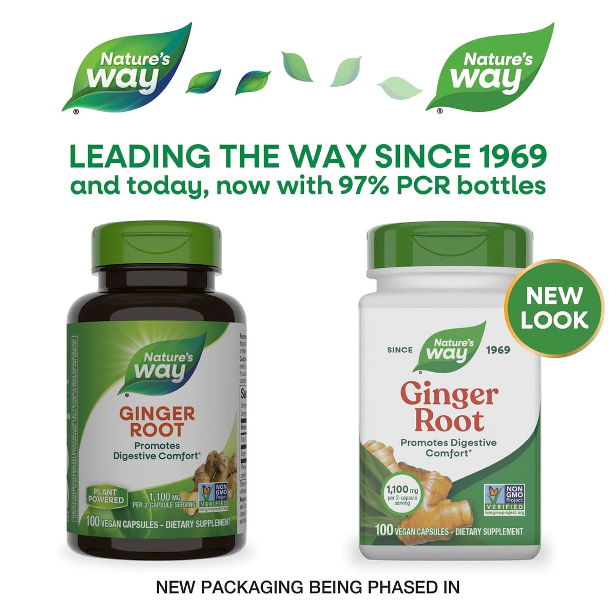 Nature'S Way - Ginger Root - 100 Vcaps