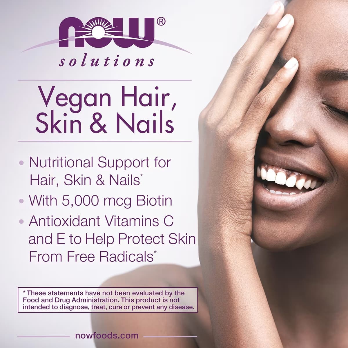 NOW Foods - Vegan Hair, Skin & Nails - 90 Vcaps