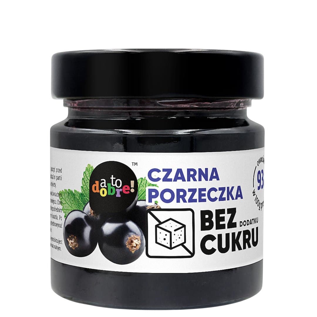 ATODOBRE! - Blackcurrant Sugar-Free Spread – förpackning