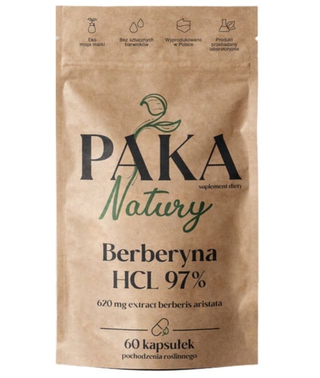 Paka Natury - Berberine HCL 97% - 60 Caps – Paka Natury