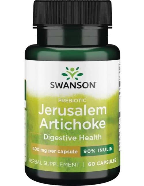 Swanson - Prebiotic Jerusalem Artichoke - 60 Caps – Swanson förpackning