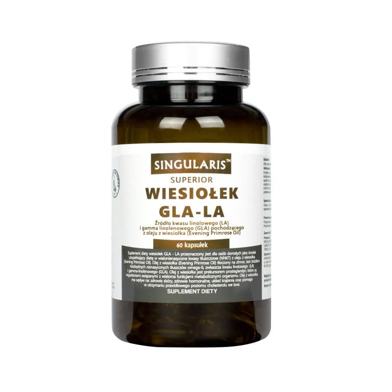 Singularis - Evening Primrose GLA-LA - 60 Caps – Singularis förpackning
