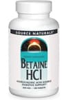 Source Naturals - Betaine HCL - 180 Tabs