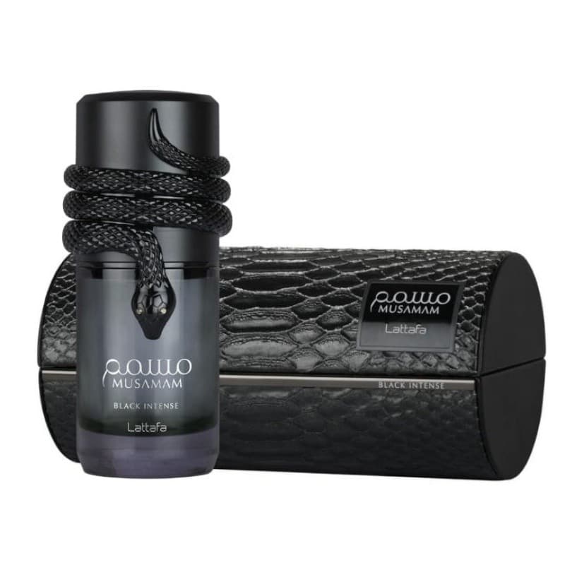 Lattafa - MUSAMAM BLACK INTENSE (USX) EDP 100 ml – Lattafa förpackning