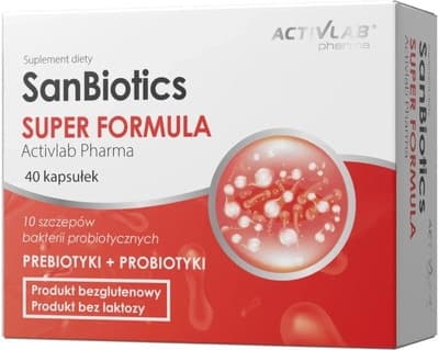 Activlab - SanBiotics Super Formula - 40 Caps – Activlab förpackning