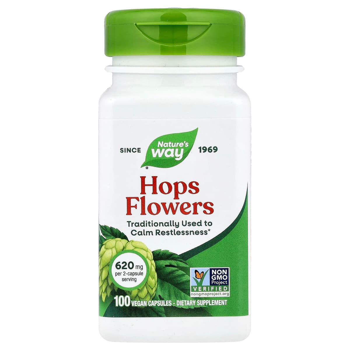 Nature'S Way - Hops Flowers - 30 Caps