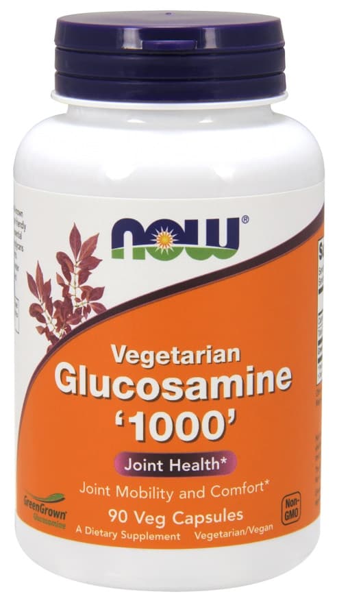 Now Foods - Glucosamine 1000 Vegetarian - 90 Caps – NOW Foods förpackning