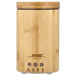 NOW Foods - Ultrasonic Real Bamboo Essential Oil Diffuser - 1 Pc