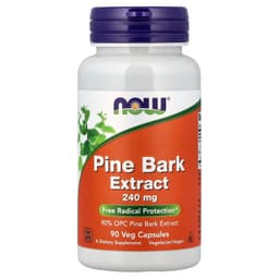 NOW Foods - Pine Bark Extract - 240mg - 90 Vcaps