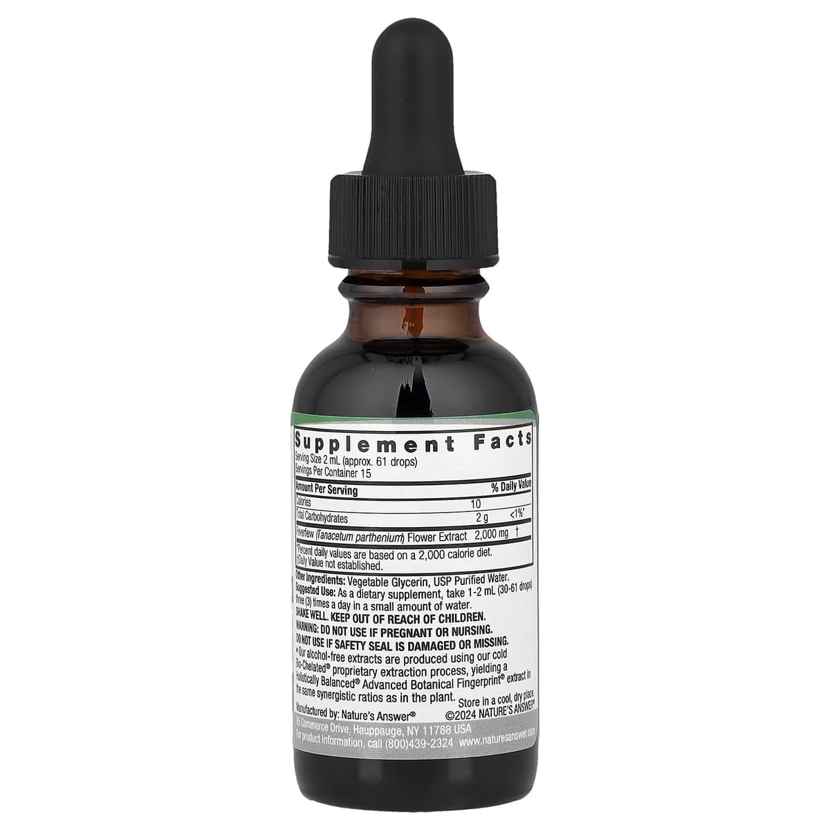Nature'S Answer - Feverfew Extract - 30ml